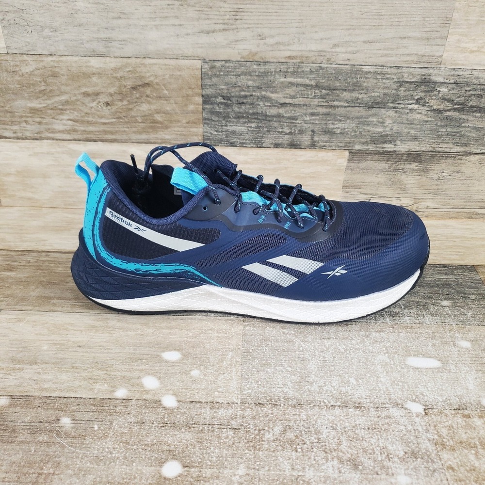 Reebok Floatride Energy 3 Adventure Mens Work Shoes Sz 10 M Navy Blue Sneakers